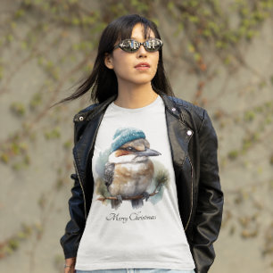 Kerst Kookaburra, aanpasbaar T-shirt