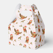 Kerst Kookaburra Aquarel Bedankdoosjes (Achterkant)