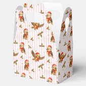 Kerst Kookaburra Aquarel Bedankdoosjes (Geopend)