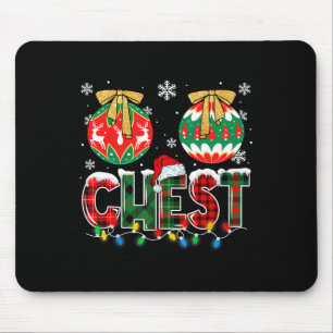 Kerst Koppels Kastanjes Overeenkomende Familie Gra Muismat