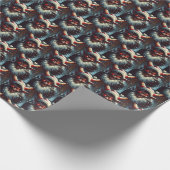 Kerst Krampus 1 Cadeaupapier (Hoek)