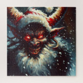 Kerst Krampus (1) Legpuzzel (Verticaal)