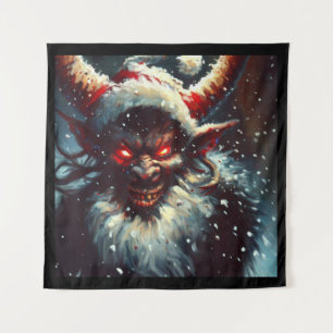 Kerst Krampus 1 Wandkleed