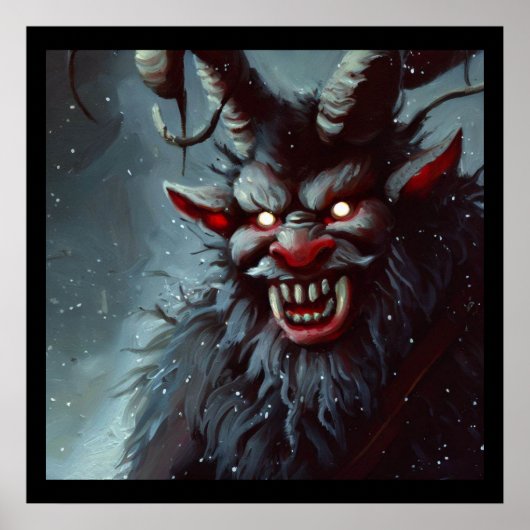 Kerst Krampus 2 Poster (Voorkant)