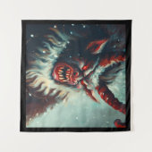 Kerst Krampus 3 Wandkleed (Voorkant (horizontaal))