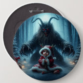 Kerst Krampus Button (Voorkant /achterkant)