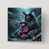 Kerst Krampus Button (Voorkant)