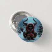 Kerst Krampus Button (Voorkant /achterkant)