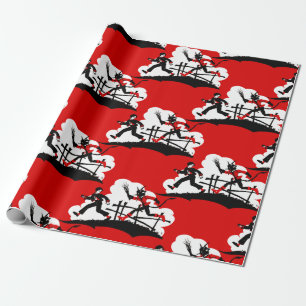 kerst krampus cadeaupapier