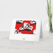 kerst krampus feestdagen kaart (Achterkant)