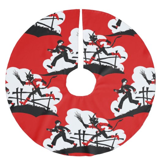 kerst krampus kerstboom rok (Voorkant)