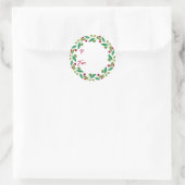 Kerst krans cadeau Stickers (Tas)