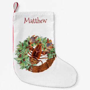 Kerst Kreeft Schaaldier Monogram Kleine Kerstsok