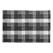 Kerst Kussen Hoesjes Rode XMAS Truck Plaid Wit Kussensloop (Achterkant-Links)