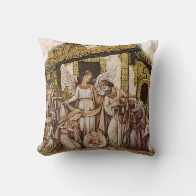 Kerst Kussen/Nativiteit Kussen (Voorkant)
