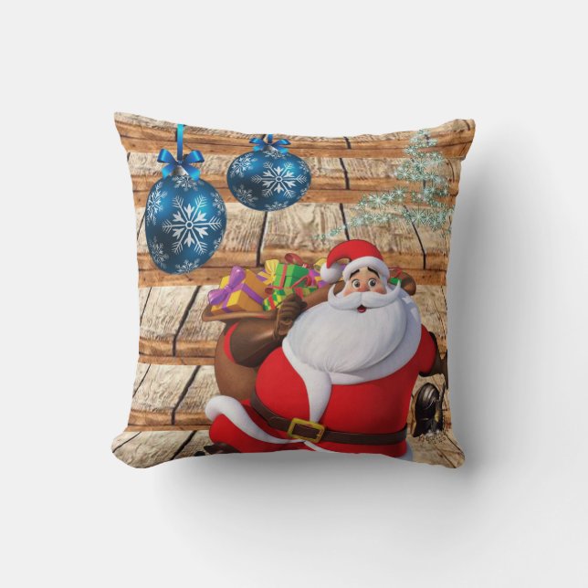 Kerst Kussen Santa (Voorkant)