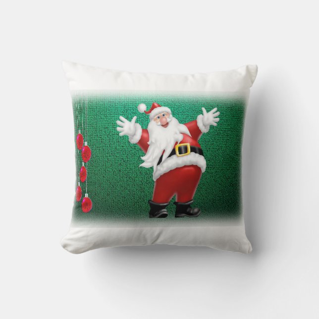 Kerst Kussen Santa (Voorkant)