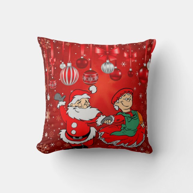 Kerst Kussen Santa (Voorkant)