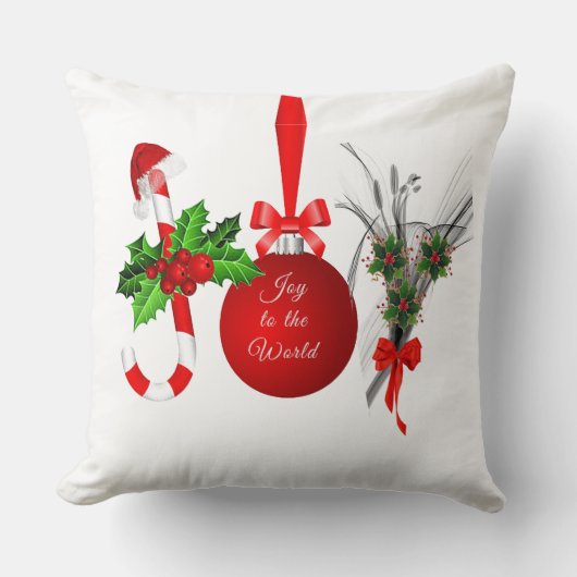 Kerst Kussen van Katoen (Voorkant)