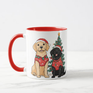 Kerst Labrador Retriever Honden Mok