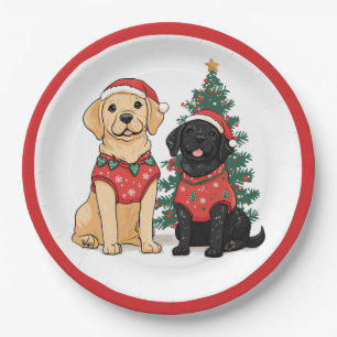 Kerst Labrador Retriever Honden Papieren Bordje
