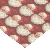 Kerst lachende Kerstman Tafelkleed (Gekanteld)