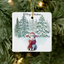 Kerst Lam Ornament
