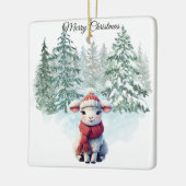 Kerst Lam Ornament (Links)