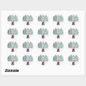 Kerst Lam Sticker (Vel)
