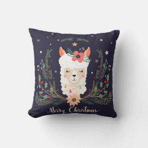 Kerst Lama werkkussen Kussen