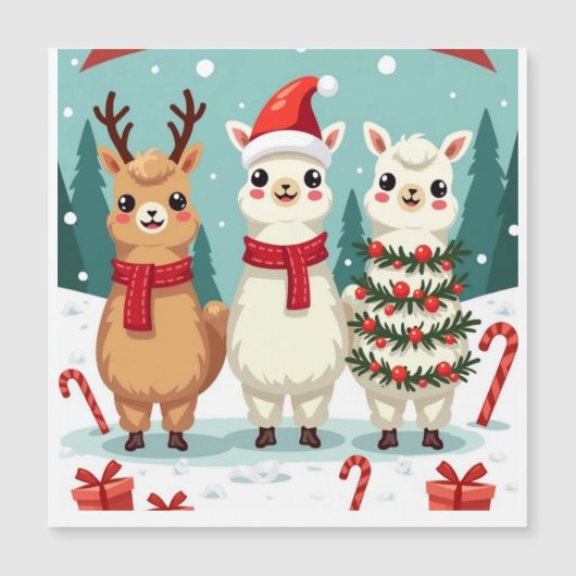 Kerst Lama's Parade  (Voorkant)