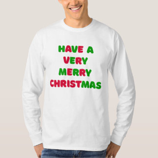 Kerst lange mouw T-shirt voor heren