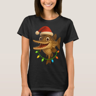 Kerst Lange Neus Gar Vis T-shirt