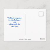 Kerst Leeuw en Lam Vrede Briefkaarten (Achterkant)