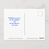 Kerst Leeuw en Lam Vrede Briefkaarten (Achterkant)