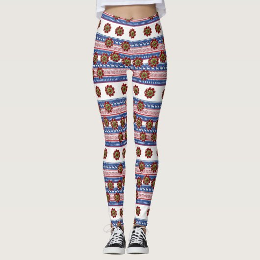 Kerst Leggings (Voorkant)