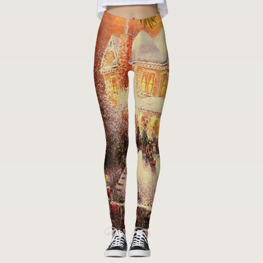 Kerst Leggings (Voorkant)