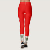Kerst leggings High Waisted Capris, sport (Achterkant)