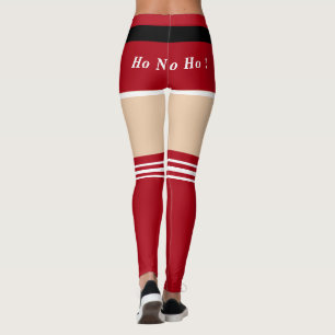 Kerst Leggings Sinterklaas Design Funny