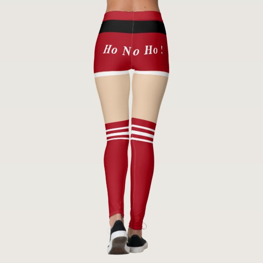 Kerst Leggings Sinterklaas Design Funny (Achterkant)