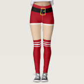 Kerst Leggings Sinterklaas Design Funny (Voorkant)