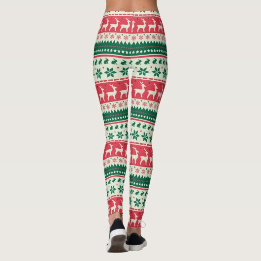 Kerst Leggins Leggings (Achterkant)