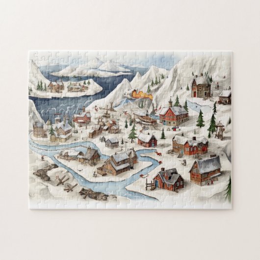 kerst legpuzzel (Horizontaal)