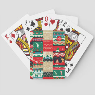 Kerst Lelijke trui (8) Pokerkaarten