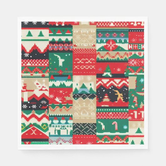 Kerst Lelijke trui 8 Servet (Voorkant)