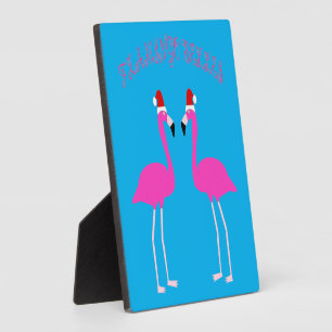 Kerst Lesbian Flamingos Flamingo Belles Fotoplaat