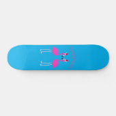 Kerst Lesbian Flamingos Flamingo Belles Skateboard (Horizontaal)