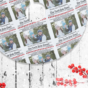 Kerst Leuke foto grillige krant patroon Kerstboom Rok