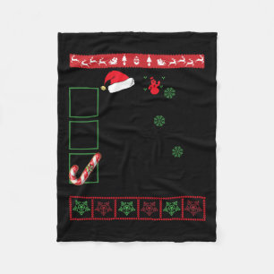 Kerst Leuke Naughty Bruh Candy Cane Xmas Vrouwen Fleece Deken