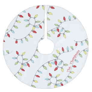 Kerst Leuke Whimsical Lights Leuke Typografie Kerstboom Rok